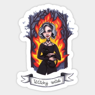 Witchy witch Sticker